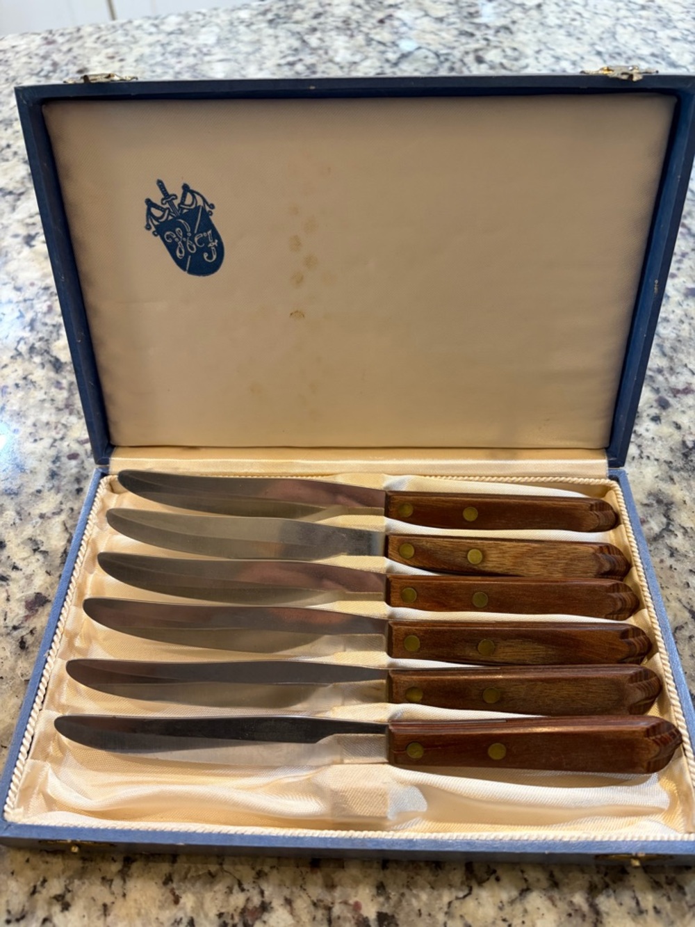 Vintage 1970s Washington Forge- Set of Six Knives- Made in USA